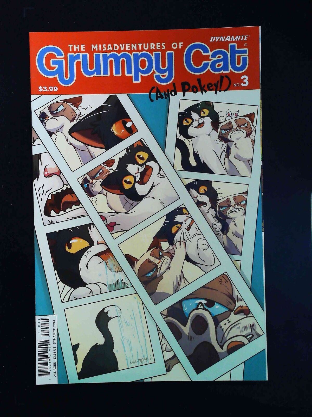 Grumpy Cat #3C  Dynamite Comics 2015 Vf+   Nguyen Variant