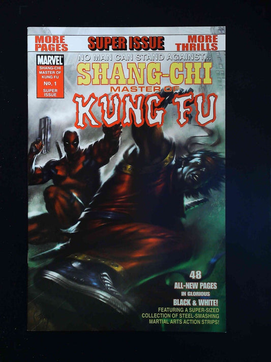 Shang-Chi Master Of Kung Fu Black And White #1  Marvel Comics 2009 Nm-