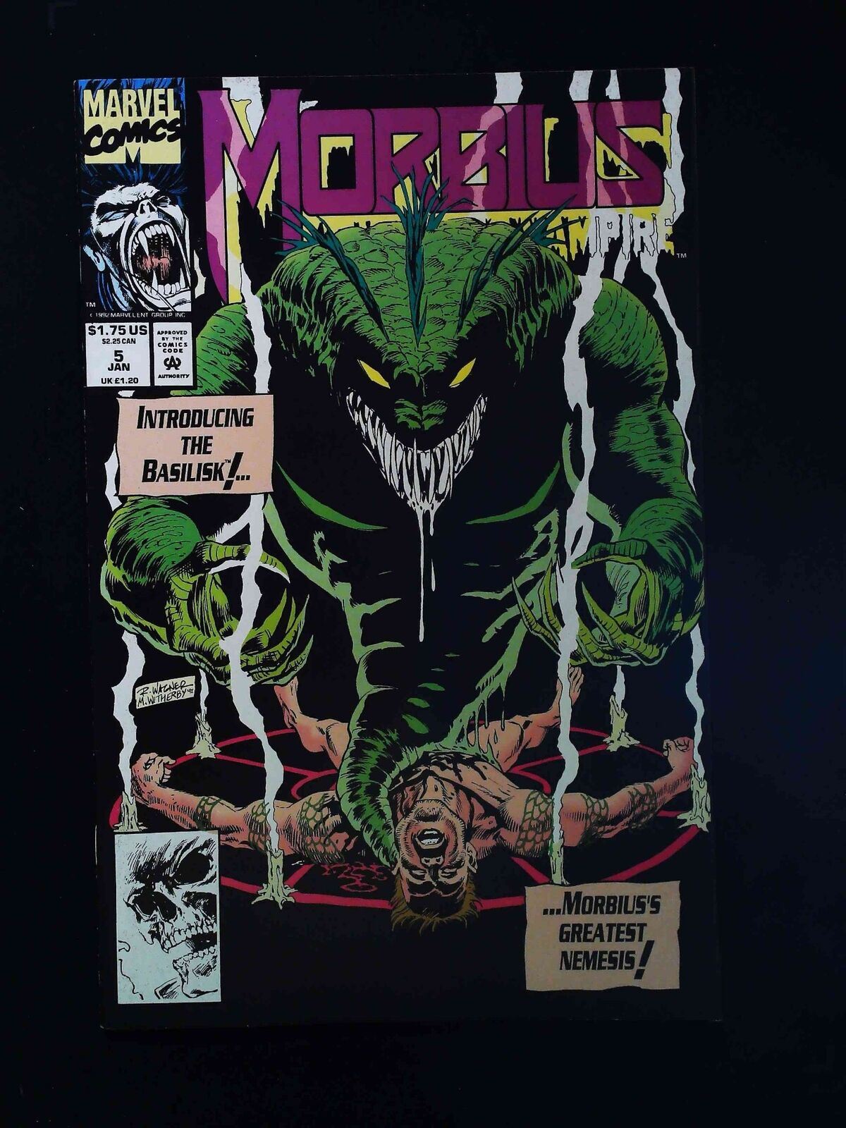 Morbius The Living Vampire #5  Marvel Comics 1993 Vf