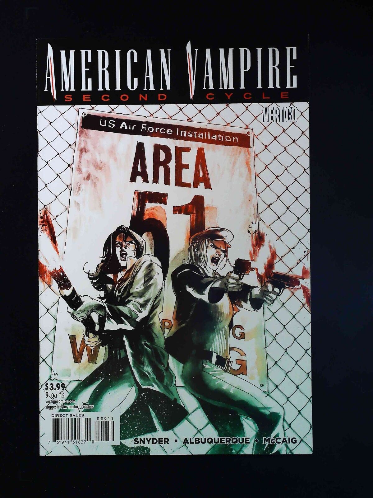 American Vampire Second Cycle #9  Dc/Vertigo Comics 2015 Nm-