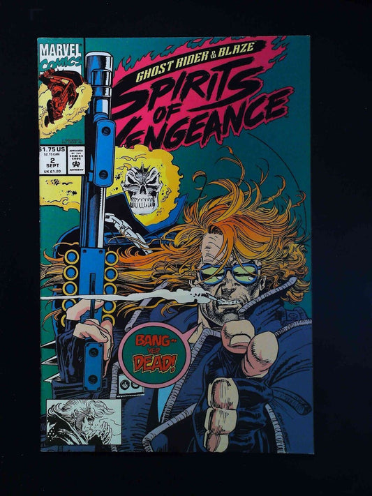 Ghost Rider Blaze Spirits Of Vengeance  #2  Marvel Comics 1992 Vf+