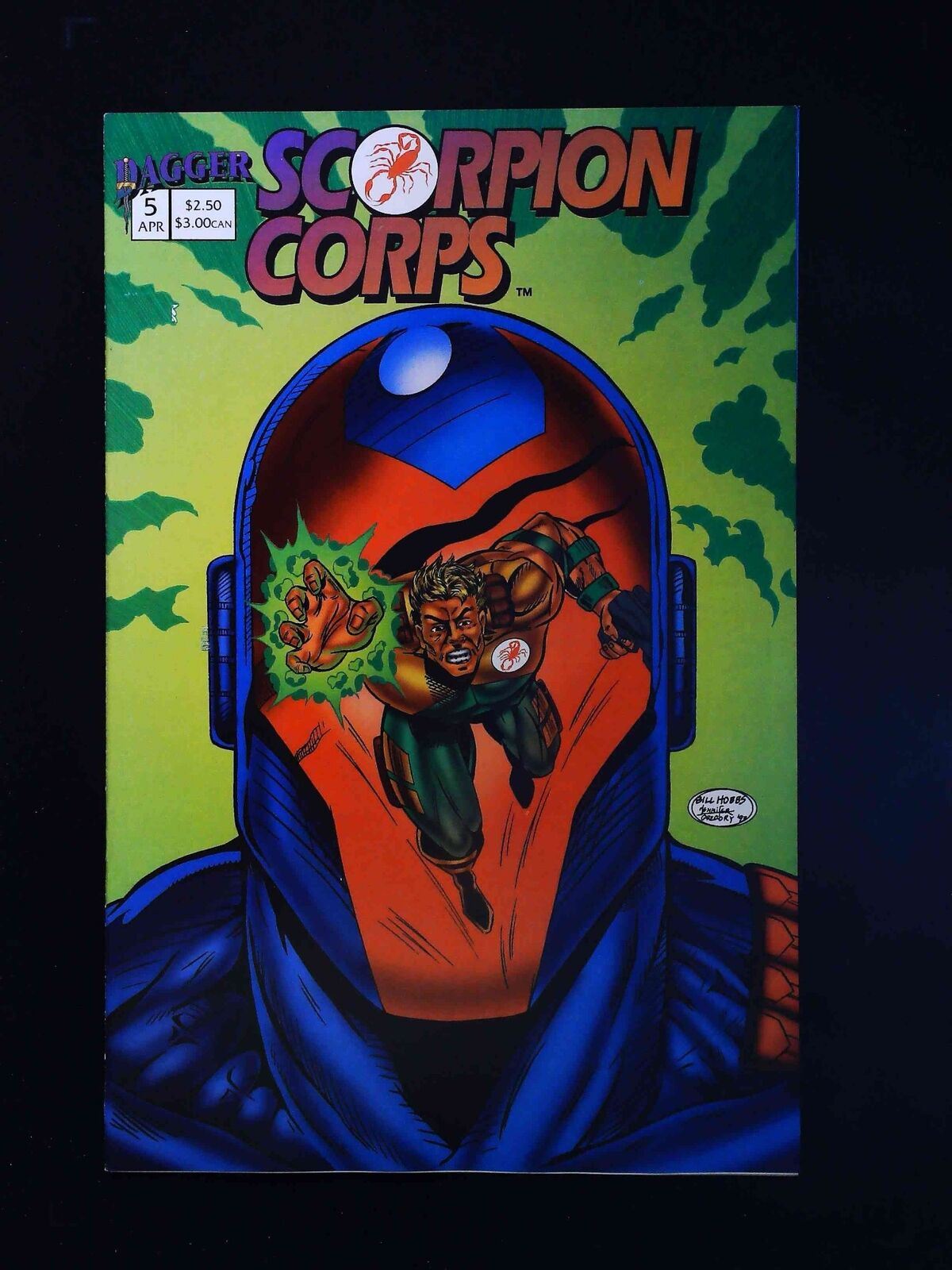 Scorpion Corps #5  Dagger Comics 1994 Vf/Nm