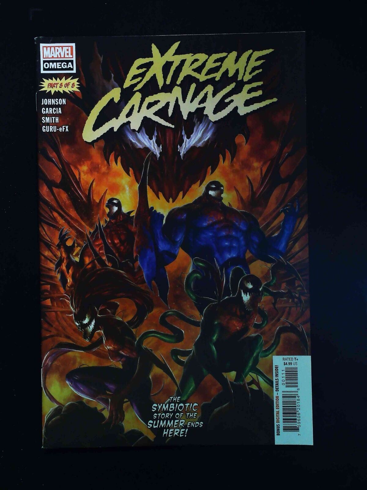 Extreme Carnage Omega  #1  Marvel Comics 2021 Vf+