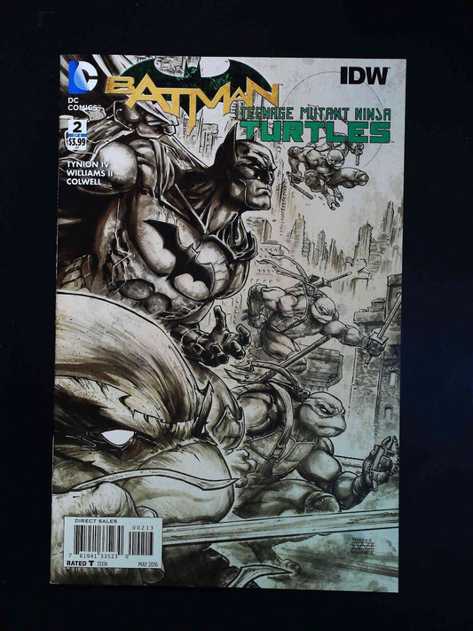 Batman Teenage Mutant Ninja Turtles  #2  Dc Comics 2016 Nm-