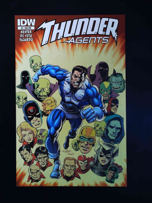 Thunder Agents #3Sub  Idw Comics 2013 Vf/Nm  Wallace Variant