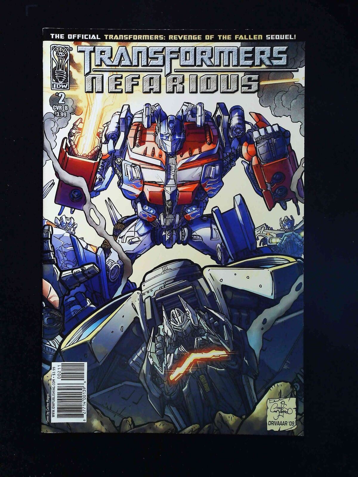 Transformers Nefarious #2  Idw Comics 2010 Nm