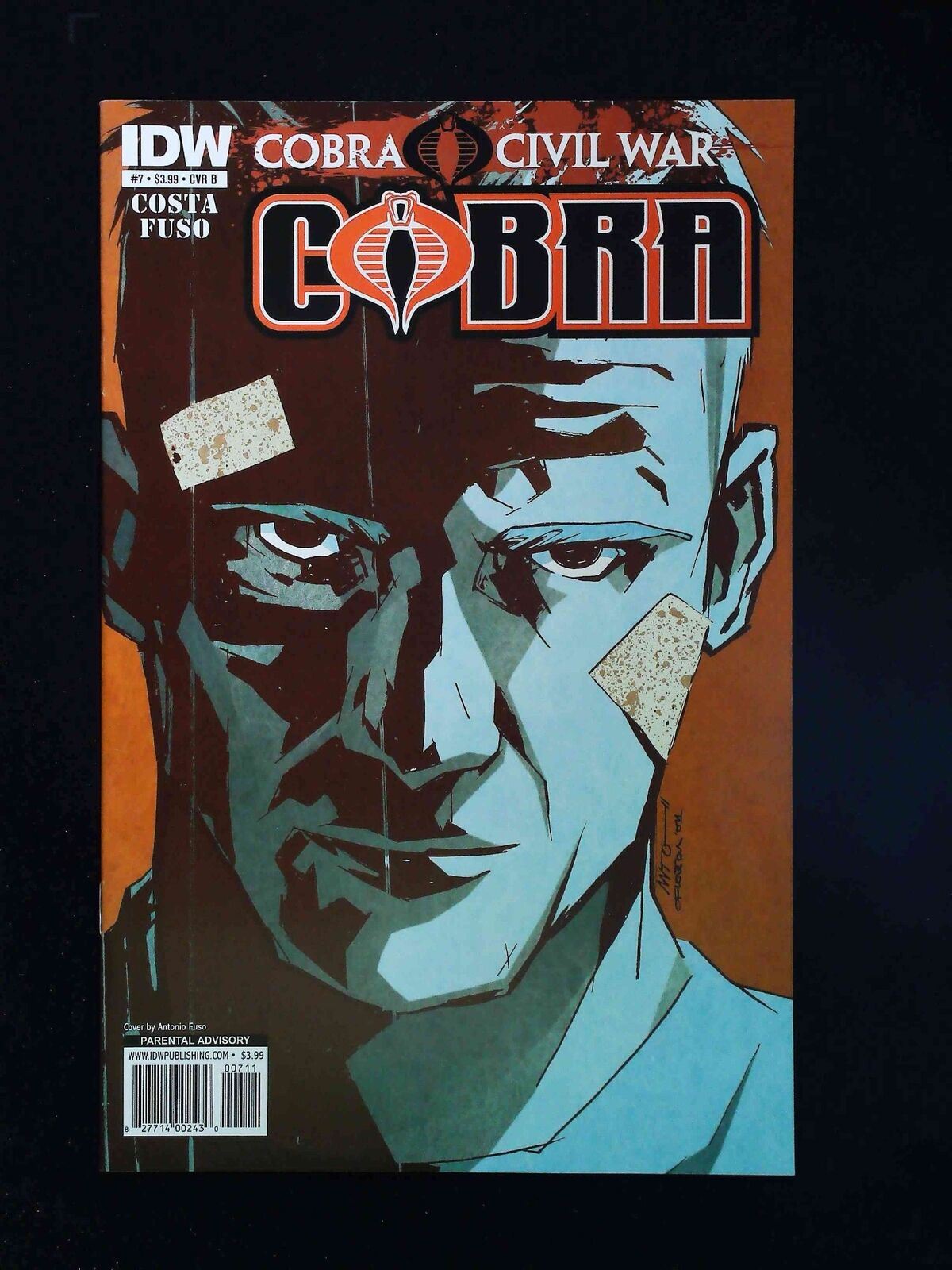 Cobra #7B  Idw Comics 2011 Vf/Nm  Fuso Variant