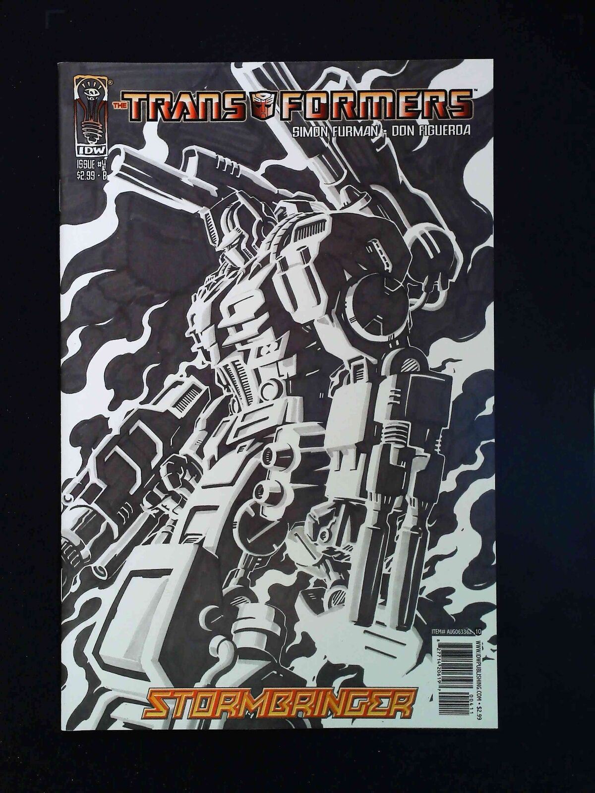 Transformers Stormbringer #4B  Idw Comics 2006 Nm  Figueroa Variant