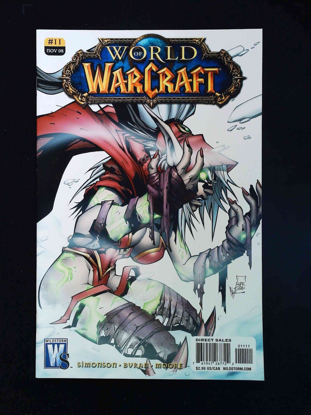 World Of Warcraft #11B  Dc/Wildstorm Comics 2008 Nm  Lullabi Variant