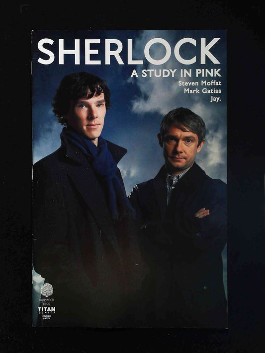 Sherlock A Study In Pink #3B  Titan Comics 2016 Vf+  Photo Variant