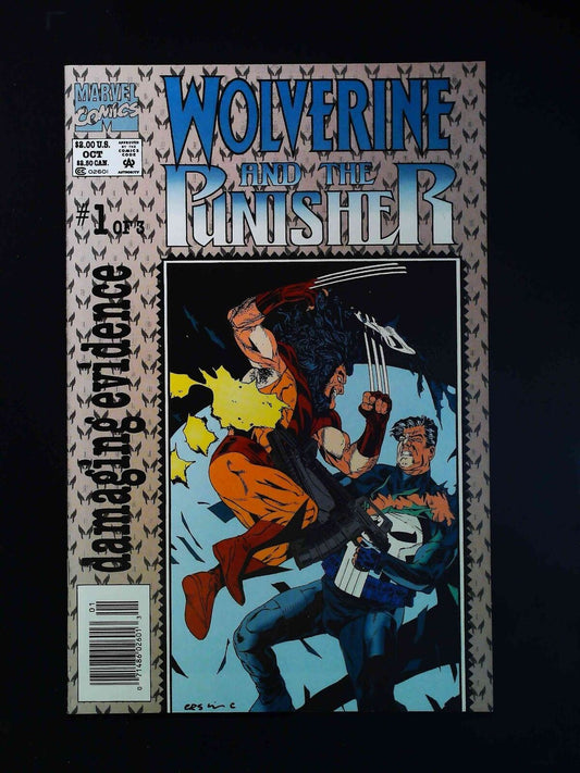 Wolverine And The Punisher Damaging Evidence #1  Marvel 1993 Nm- Newsstand