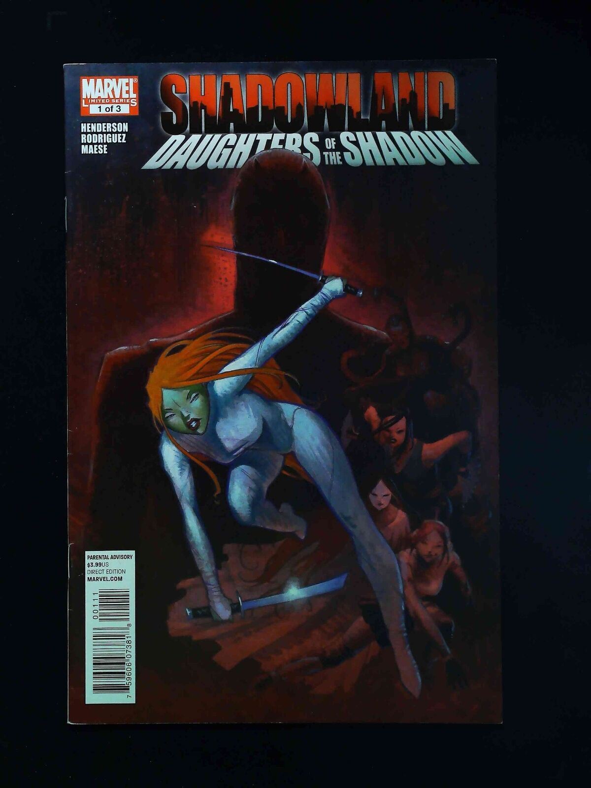 Shadowland Daughters  Of Shadow #1  Marvel Comics 2010 Vf+