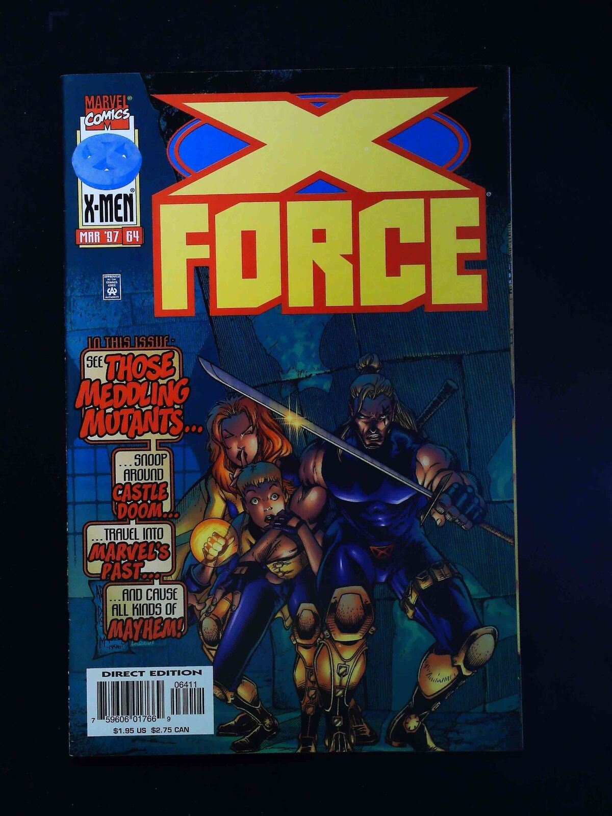 X-Force #64  Marvel Comics 1997 Vf+