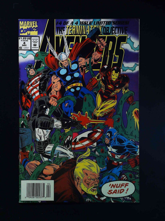 Avengers  The  Terminatrix Objective #4  Marvel Comics 1993 Vf Newsstand