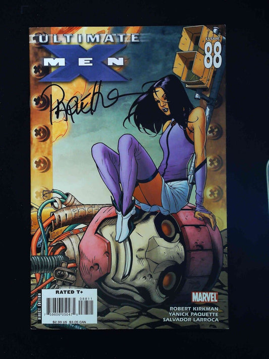Ultimate X-Men #88  Marvel Comics 2008 Vf+  Signed By  Yanick Paquette