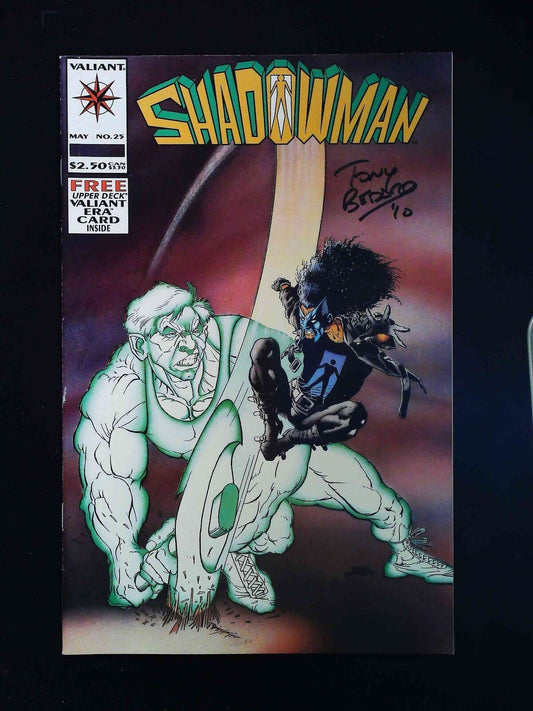 Shadowman #25  Valiant Comics 1994 Vf+  Signed By Tony Bedard