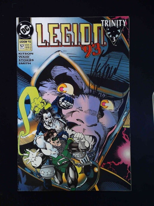 Legion #57  Dc Comics 1993 Vf+  Signed By Mark Waid