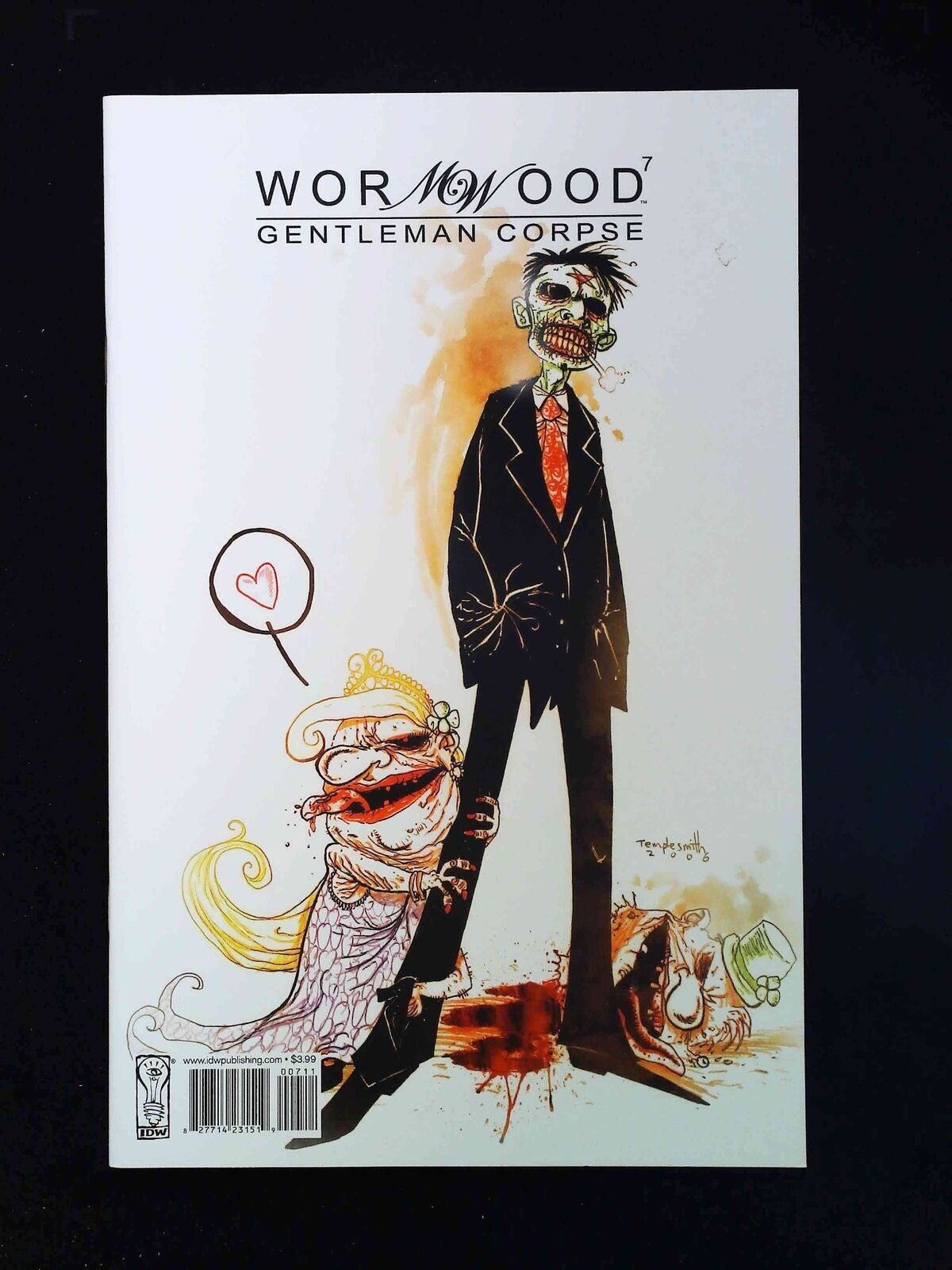 Wormwood Gentleman  Corpse #7  Idw Comics 2007 Nm+