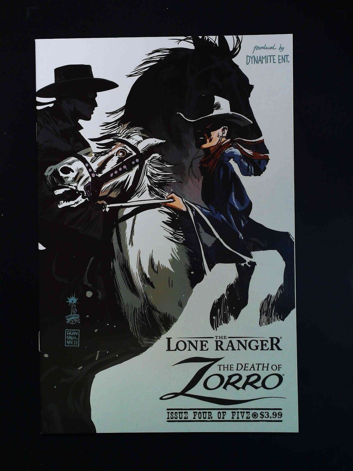 Lone Ranger The Death Of Zorro #4  Dynamite Comics 2011 Vf+