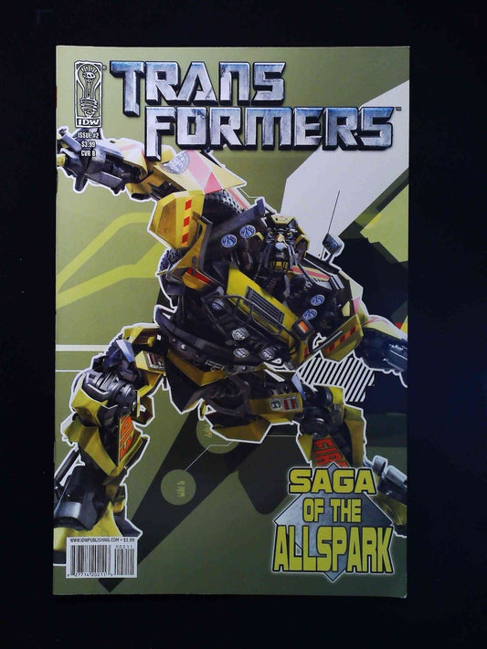 Transformers Saga Of Allspark #2B  Idw Comics 2008 Nm+  Variant Cover