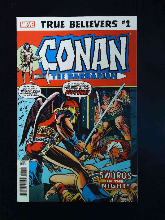 True Believers Conan Swords In Night #1  Marvel Comics 2019 Vf/Nm