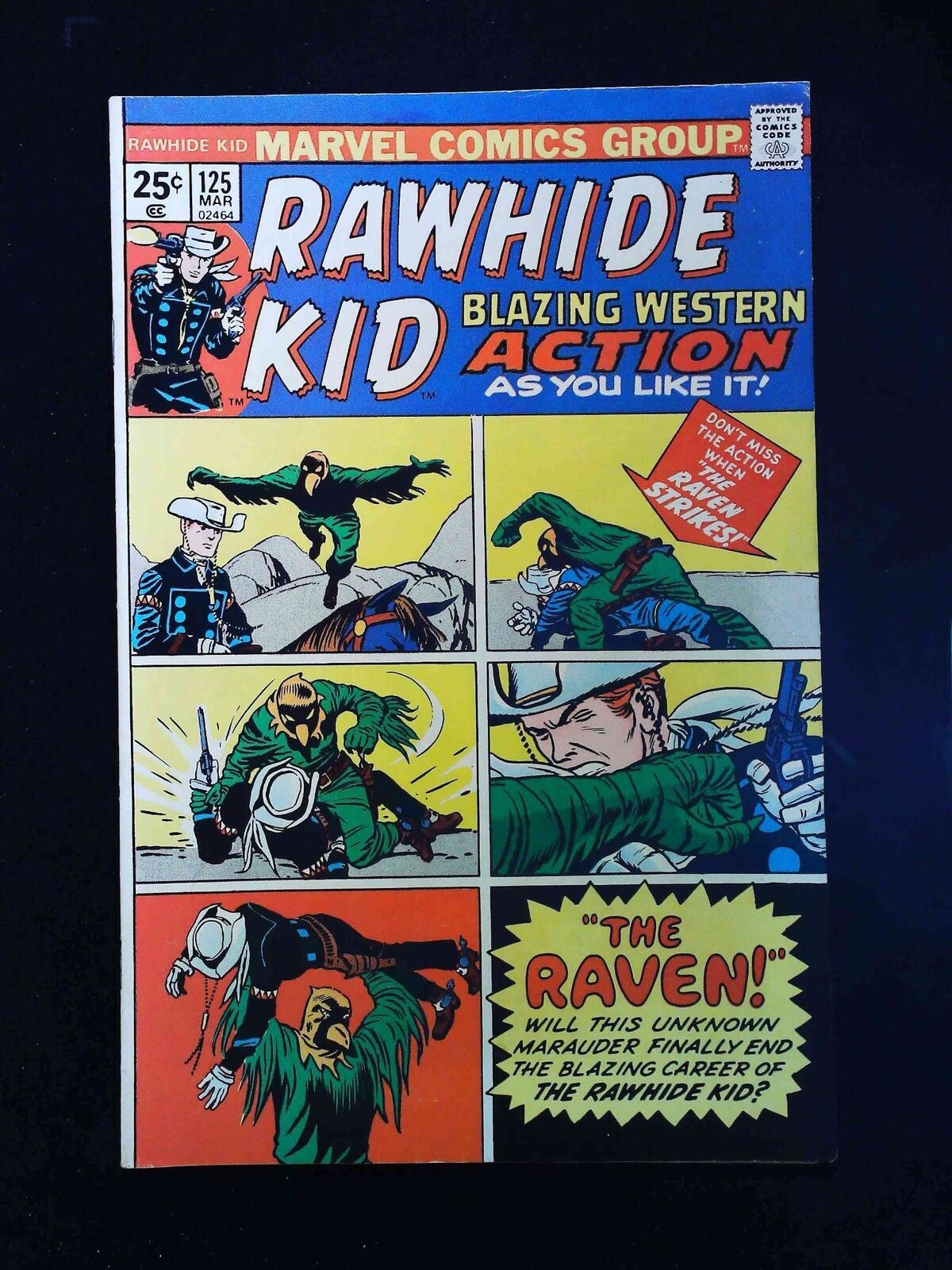 Rawhide Kid  #125  Marvel Comics 1975 Fn/Vf