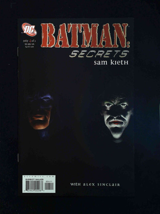 Batman Secret #4  Dc Comics 2006 Nm+