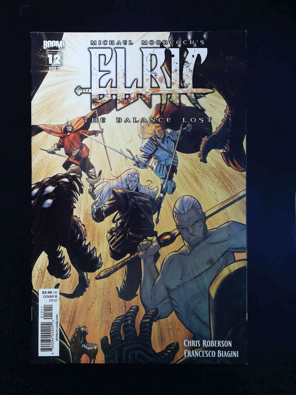 Elric  The Balance Lost  #12B  Boom Comics 2012 Vf/Nm  Scalera Variant