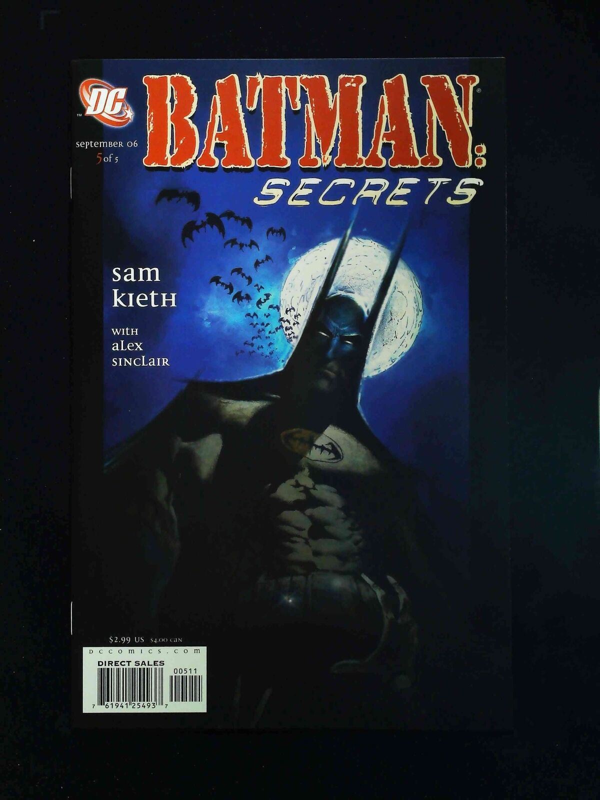 Batman Secret #5  Dc Comics 2006 Nm+