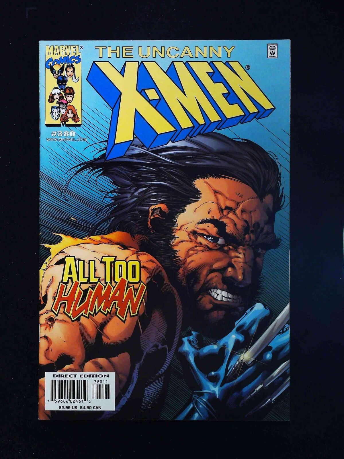 Uncanny X-Men #380  Marvel Comics 2000 Vf/Nm