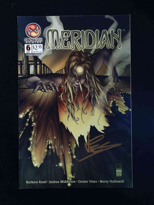 Meridian #6  Crossgen Comics 2000  Vf+  Signed By Dexter Vines