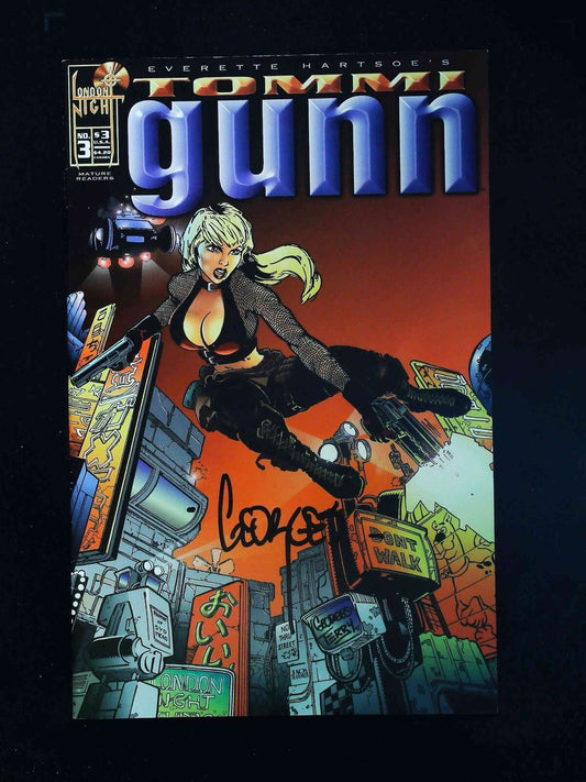 Tommi Gun #3  London Night Comics 1996  Vf+  Signed By Georges Jeanty