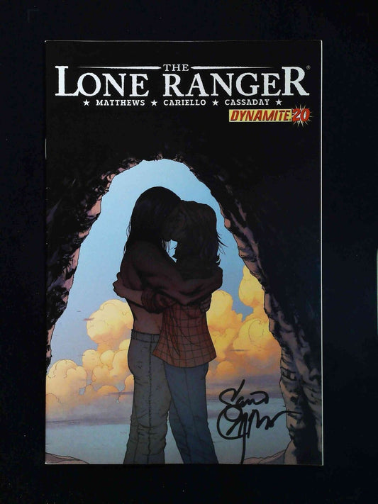 Lone Ranger #20  Dynamite Comics 2010  Vf+  Signed By Sergio Carriello