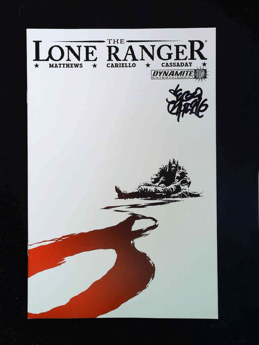 Lone Ranger #10  Dynamite Comics 2007  Vf+  Signed By Sergio Carriello