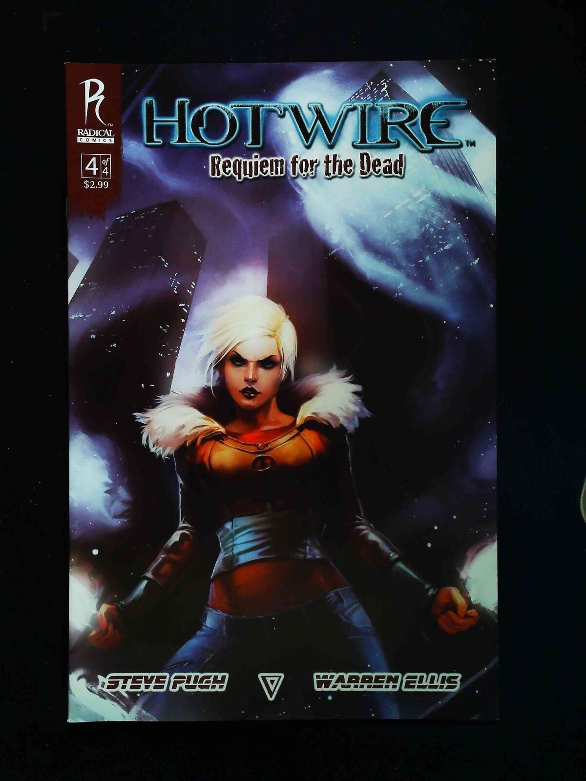 Hotwire #4B  Radical Comics 2009 Nm  Djurdjevic Variant