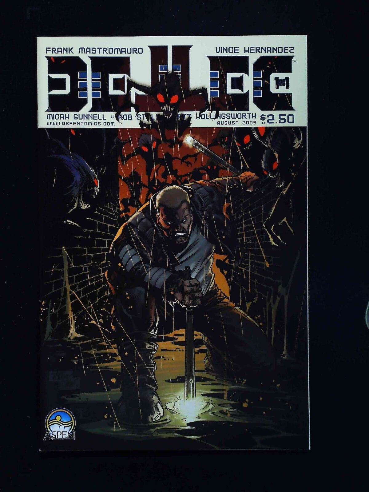 Dellec #1B  Aspen Comics 2009 Nm-  Tan Variant