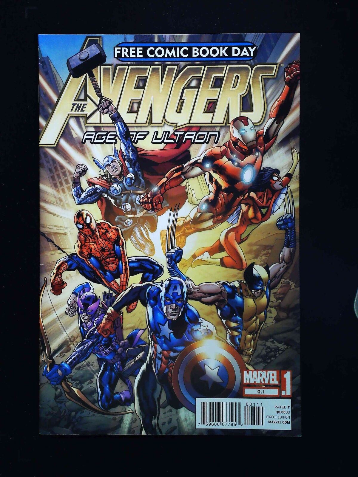 Avengers Age Of Ultron #0.1  Marvel Comics 2012 Vf+  Fcbd