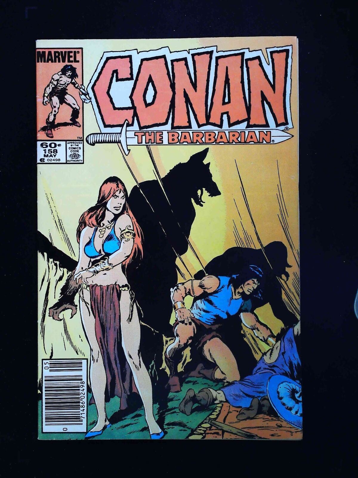 Conan The Barbarian #158  Marvel Comics 1984 Vf+ Newsstand