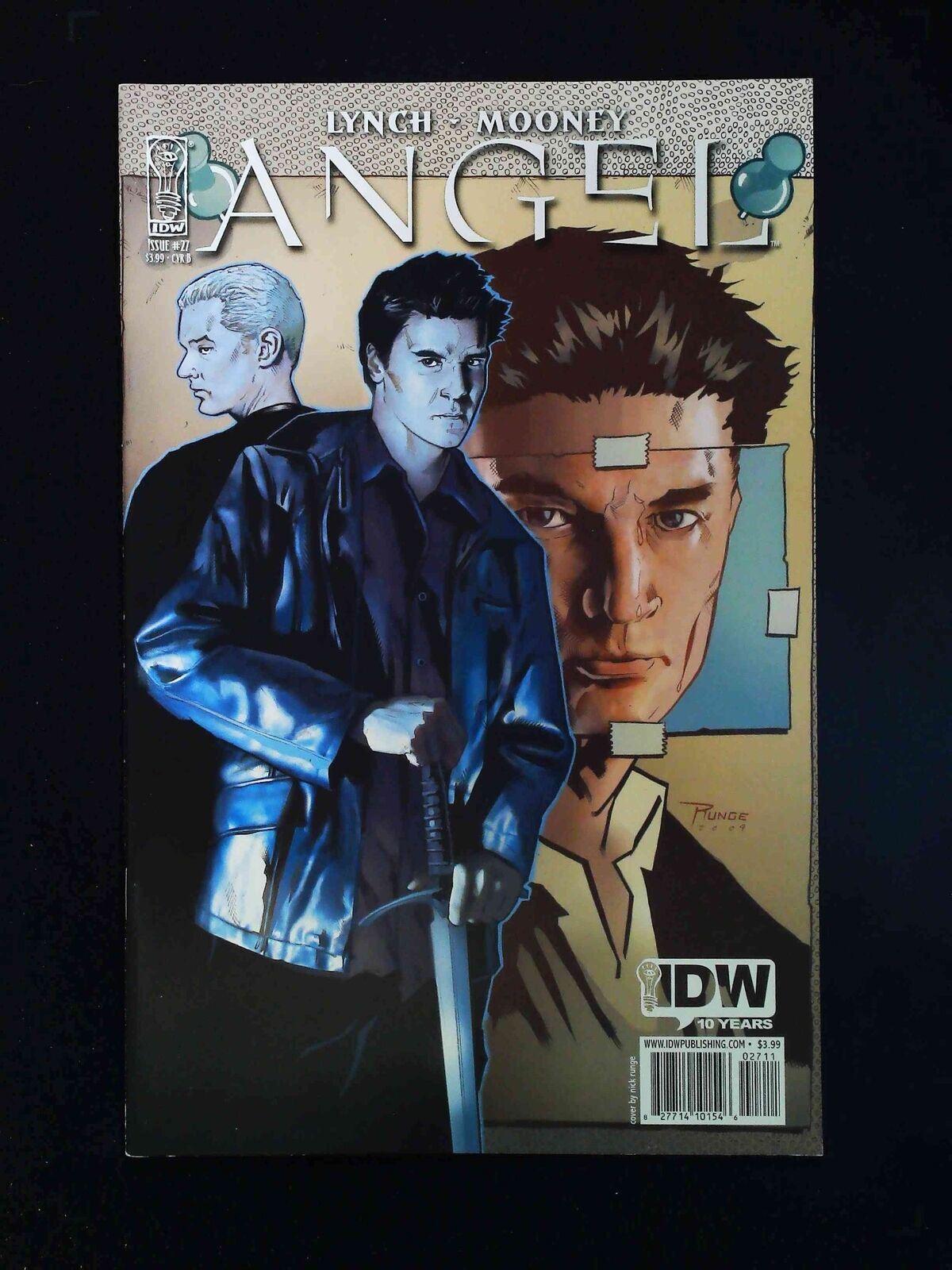 Angel #27B (3Rd Series) Idw Comics 2009 Nm  Runge Variant