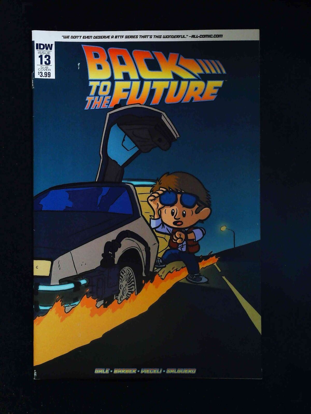 Back To The Future #13Sub  Idw Comics 2016 Vf+  Eliopoulos Variant