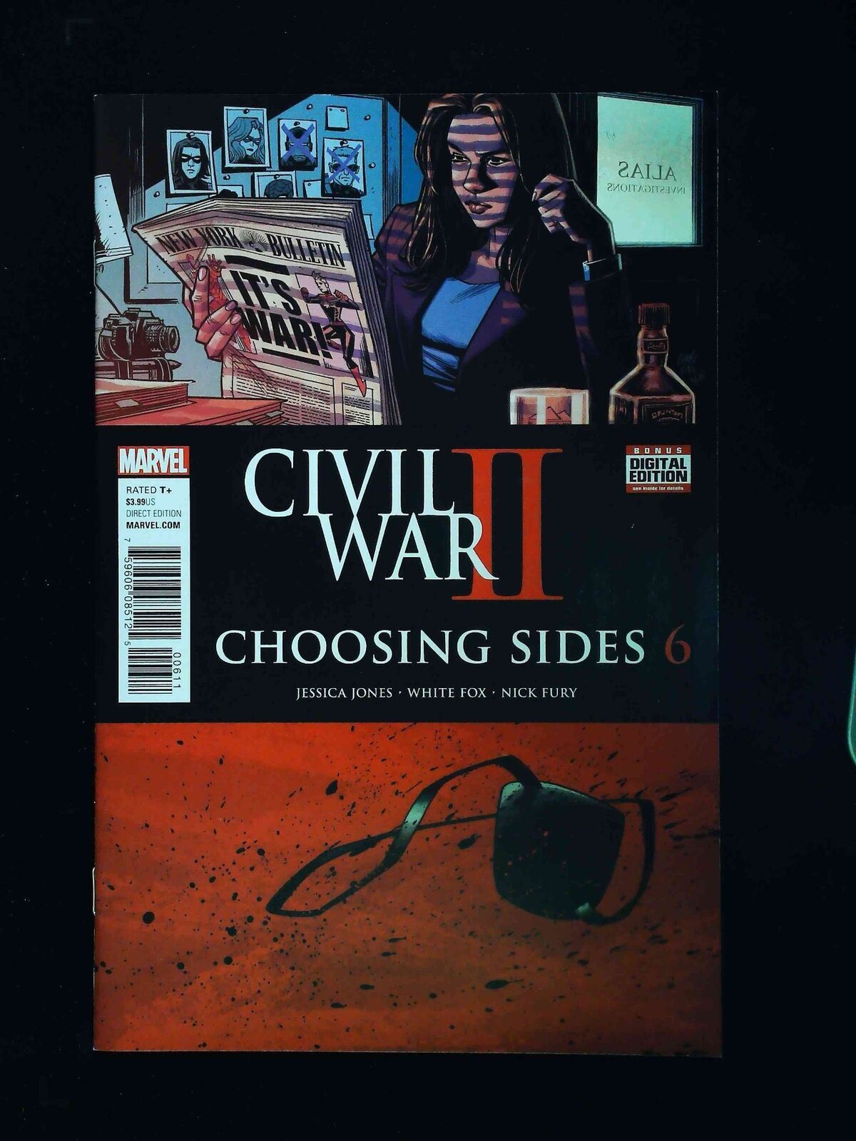 Civil War Ii Choosing Sides #6  Marvel Comics 2016 Vf+