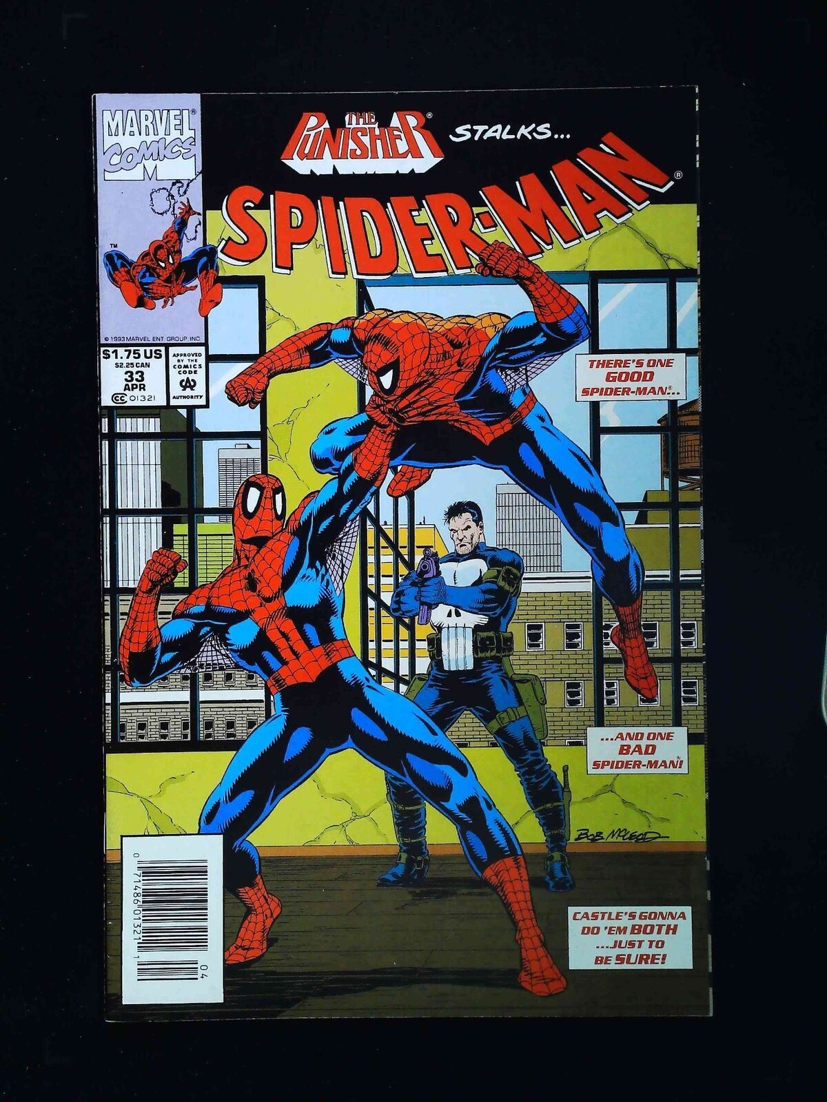 Spider-Man  #33  Marvel Comics 1993 Vf+ Newsstand