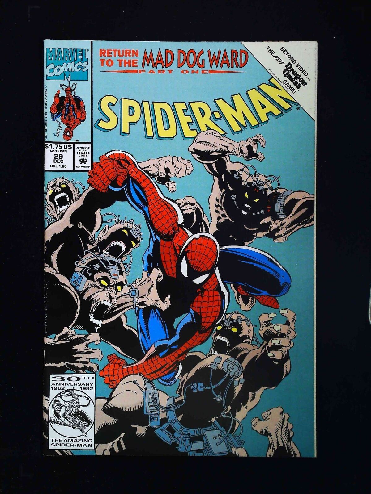 Spider-Man  #29  Marvel Comics 1992 Vf+