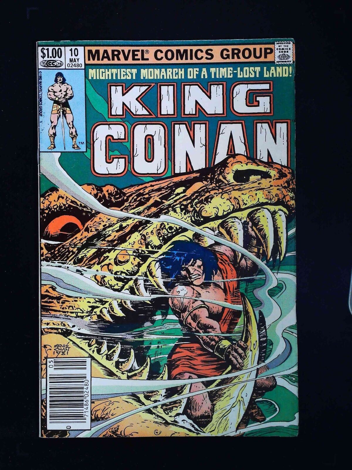 Conan The King  #10  Marvel Comics 1982 Fn/Vf Newsstand