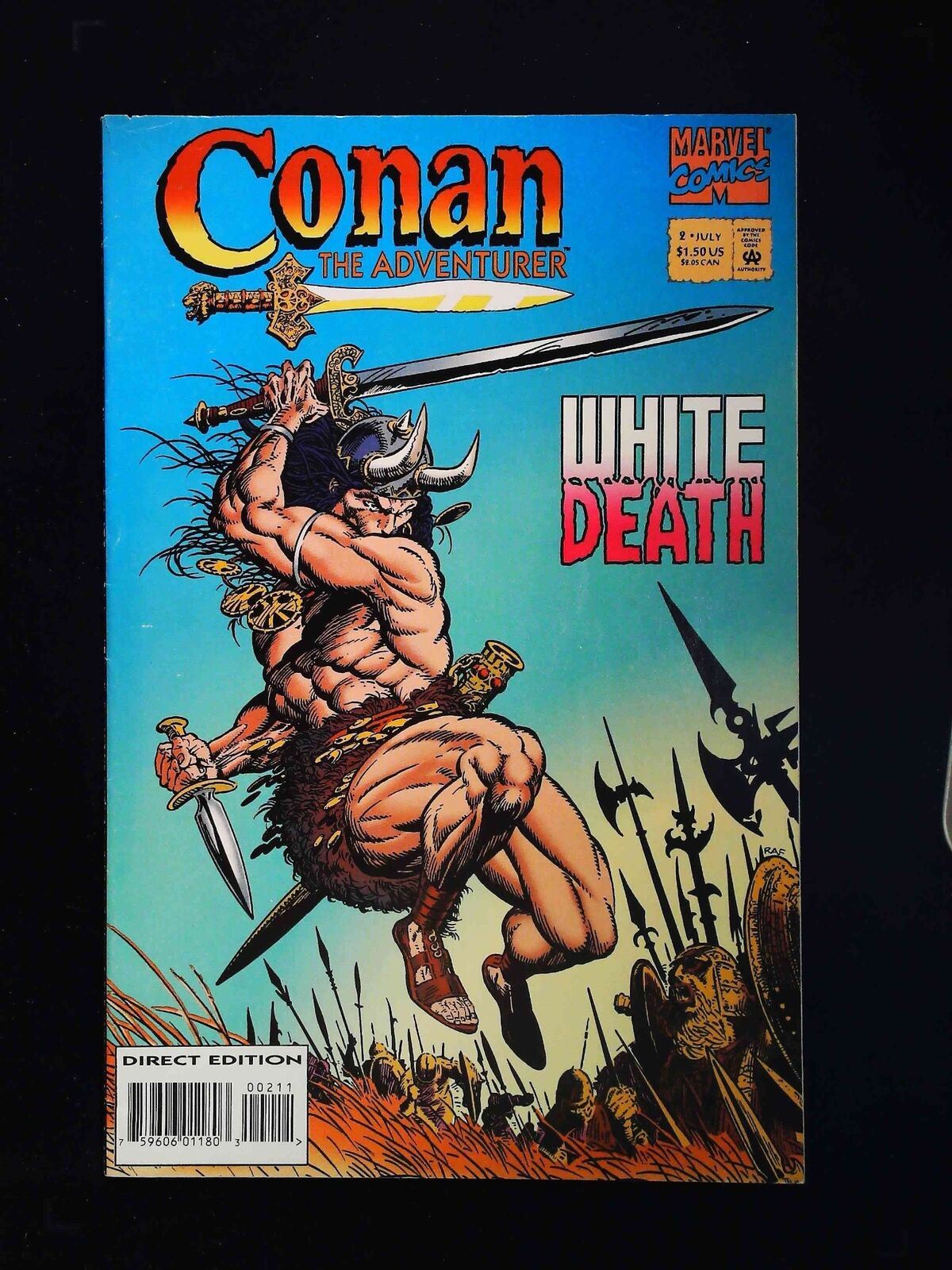Conan The Adventurer #2  Marvel Comics 1994 Vf+