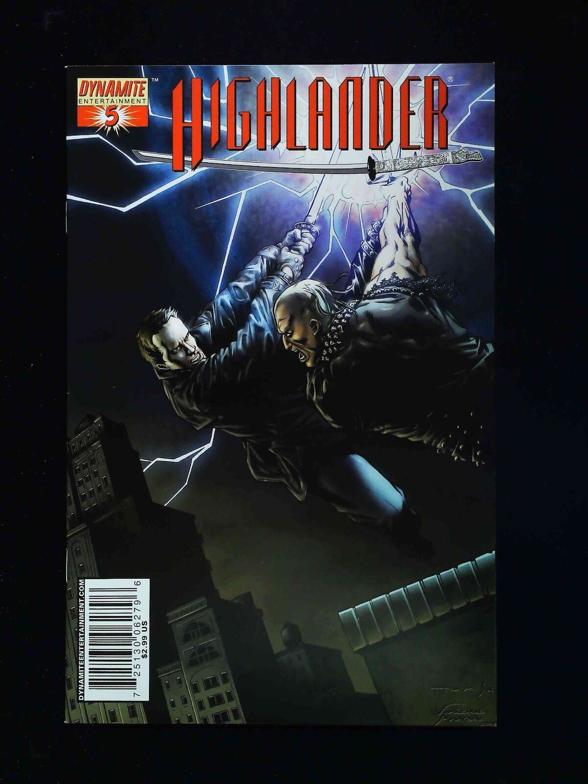 Highlander #5  Dynamite Comics 2007 Vf/Nm