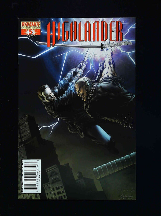 Highlander #5  Dynamite Comics 2007 Vf/Nm