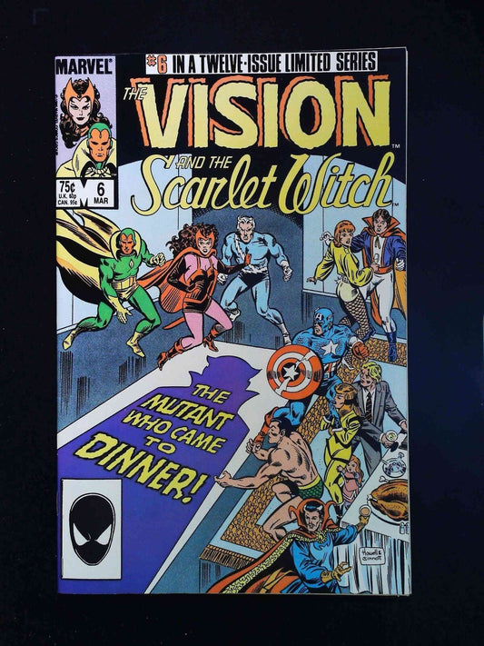 Vision And The Scarlet Witch #6  Marvel Comics 1986 Vf/Nm