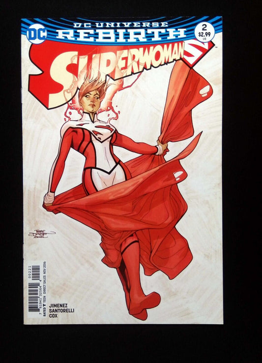 Superwoman #2B  Dc Comics 2016 Vf+  Dodson Variant