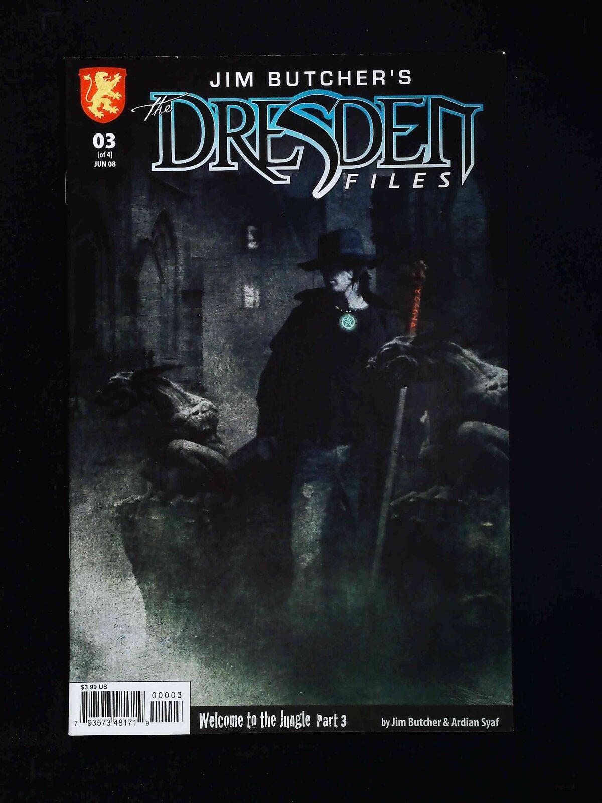 Dresden Files #3B  Dabel Brothers Comics 2008 Nm-  Mcgrath Variant